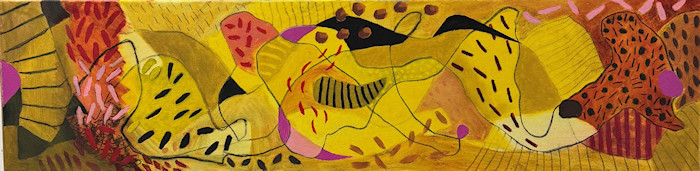 Field of Dreams - 31cm x 119cm - oil on canvas-fp