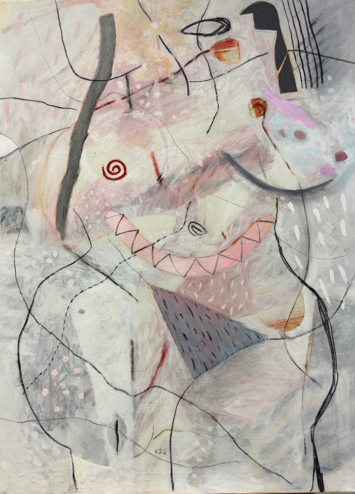 Primogenitor Femina - 122cm x 91cm - oil on canvas-fp